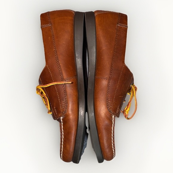 Eastland Woman's Falmouth Camp Leather Loafers Size 10 Lace Up Style # 3365 - Picture 4 of 9